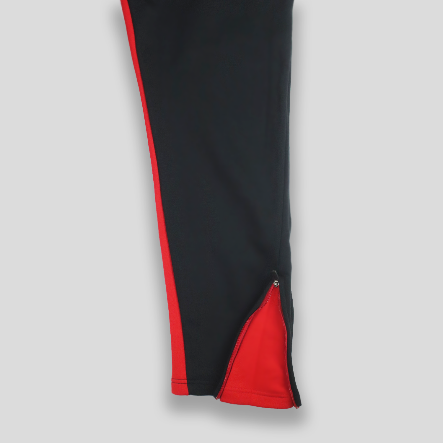 God`s Child Stacked Joggers (Black & Red)