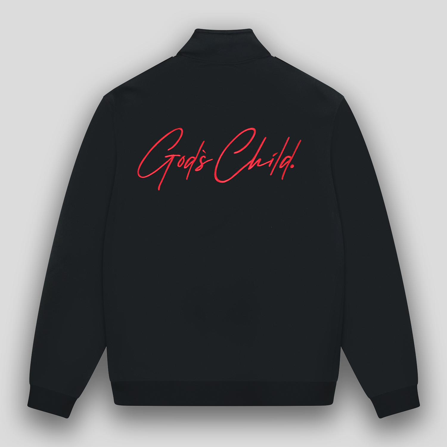 God`s Child Full Zip Jacket (Black & Red)