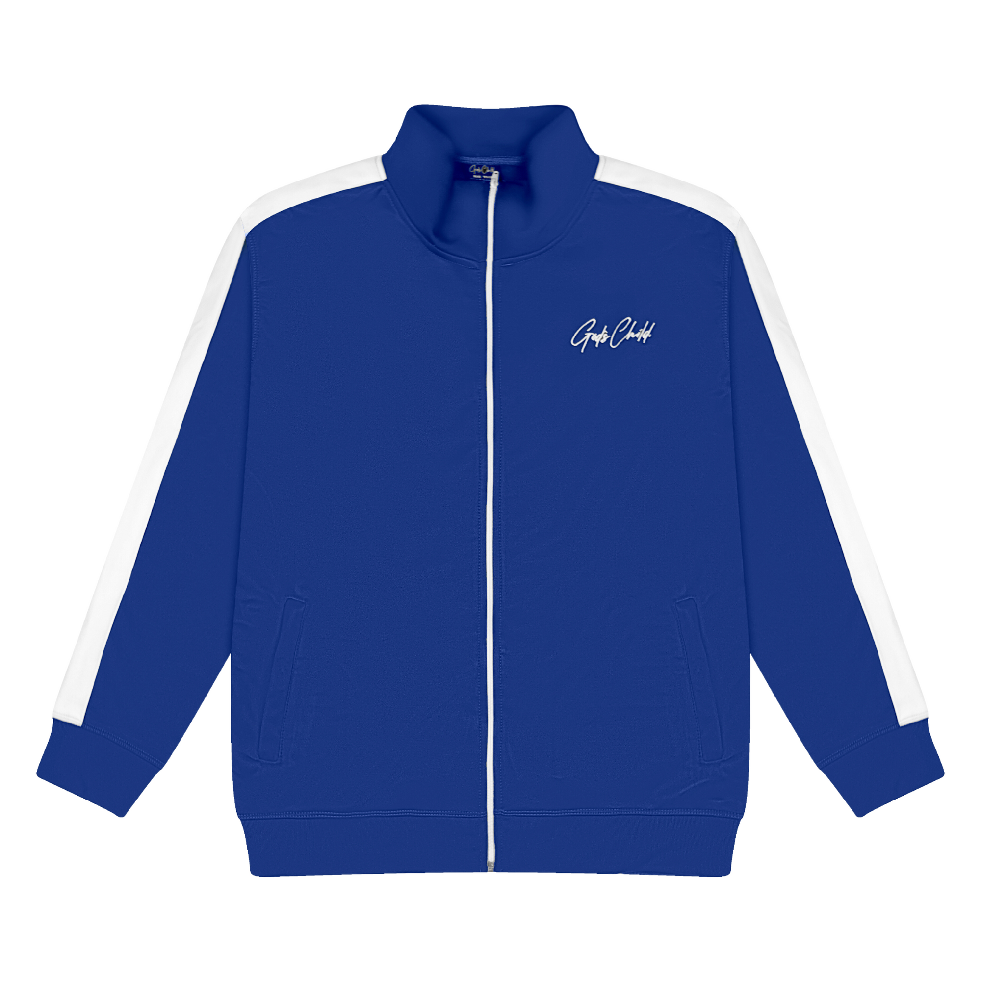 God`s Child Classic Track Jacket (Royal) **MUST SIZE UP**