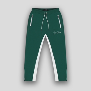 God`s Child Stacked Joggers (Forest Green)